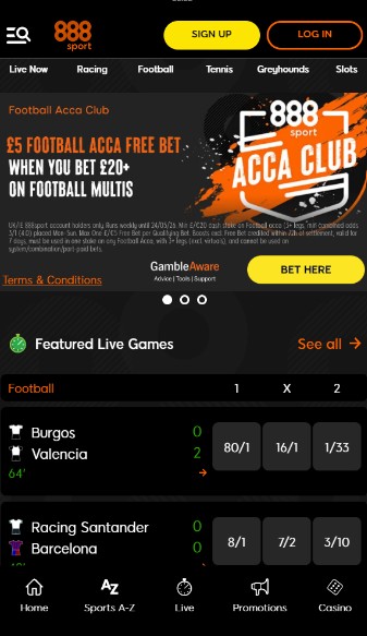 Homepage 888sport Sportsbook UK