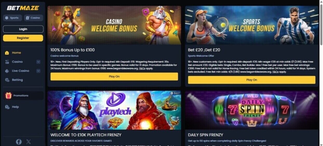 Betmaze Promotions UK