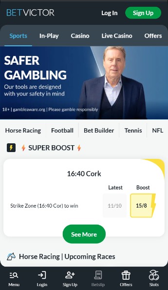 Betvictor Homepage UK