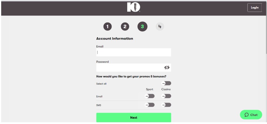 10bet Sports UK Registration Step4