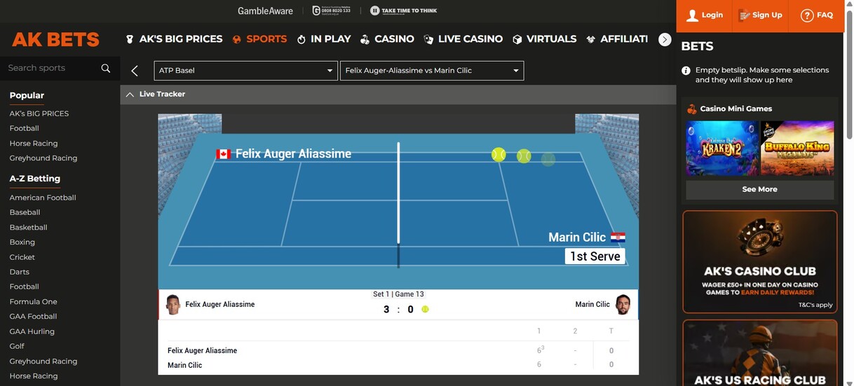 AKBets Inplay Sportsbetting United Kingdom