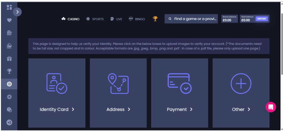 Funky Jackpot Sign up Step5