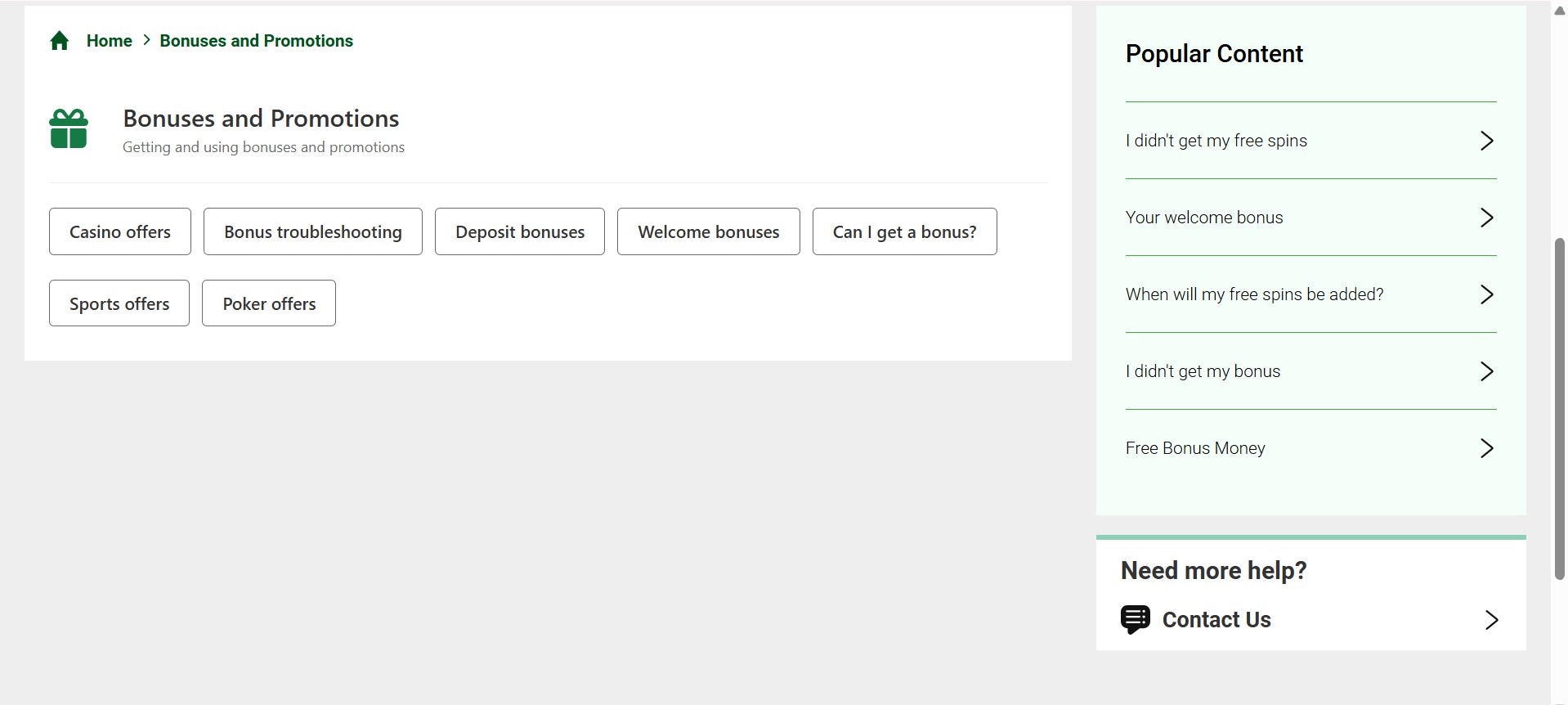 Help Center Unibet UK Sports