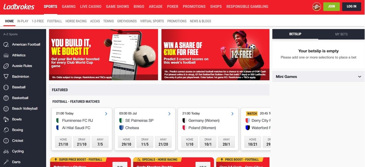 Ladbrokes Homepage Uk Sports