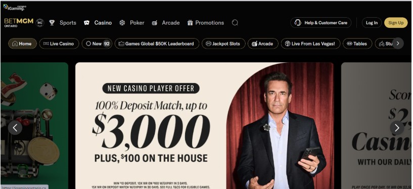 Registration BetMGM UK Step1