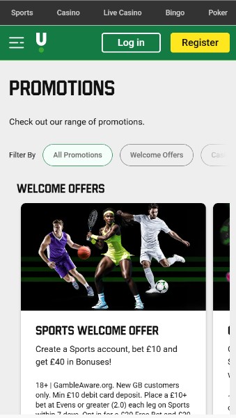 Unibet Promotions UK Sports
