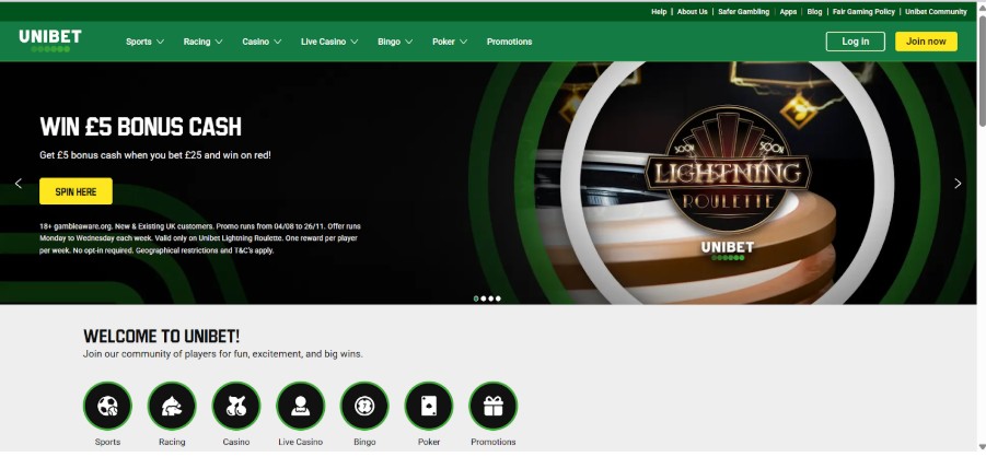 Unibet Registration UK Sports Step1