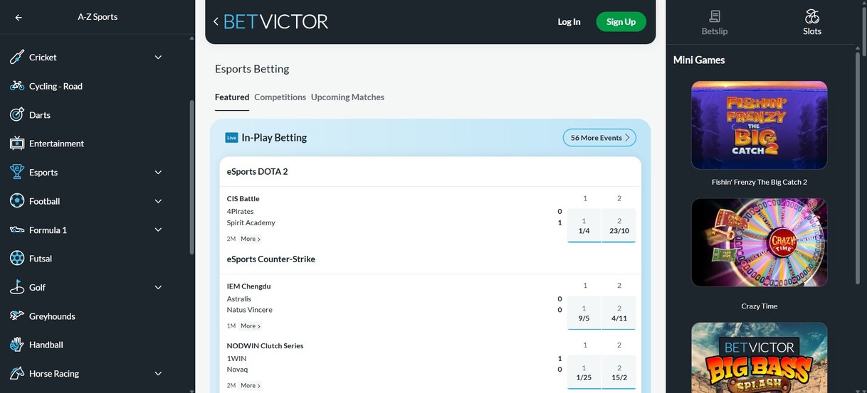 Betvictor Esports UK