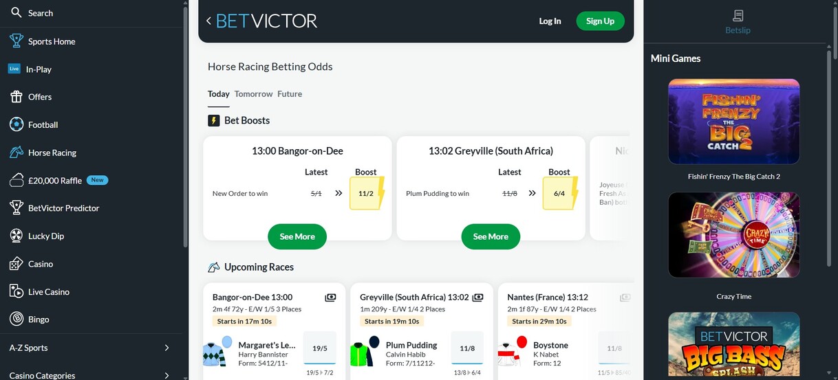 Betvictor UK Horse Racing pc