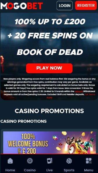 Mogobet Sportsbook UK Promotions