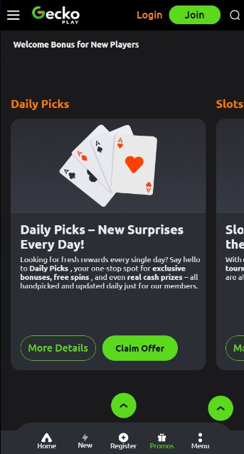 Geckoplay Casino UK Promotions