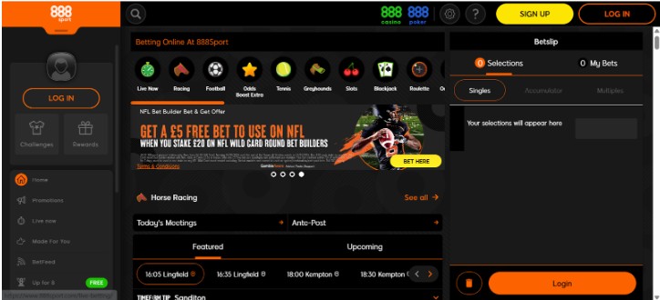 888sport Registration UK Step1