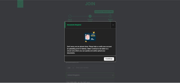 Grosvenor UK Registration Step4