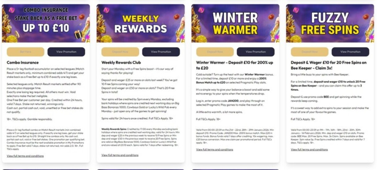 Jackpot Mobile Casino Promotions Casino UK pc