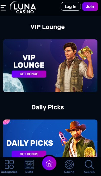 Luna Casino UK Promotions Casino