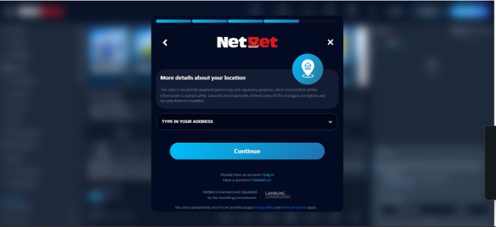 Netbet Sportsbook Registration UK Step4