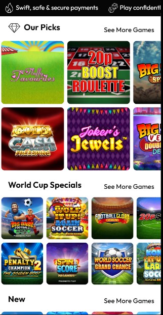 Fortune Mobile Casino UK Homepage casino updated