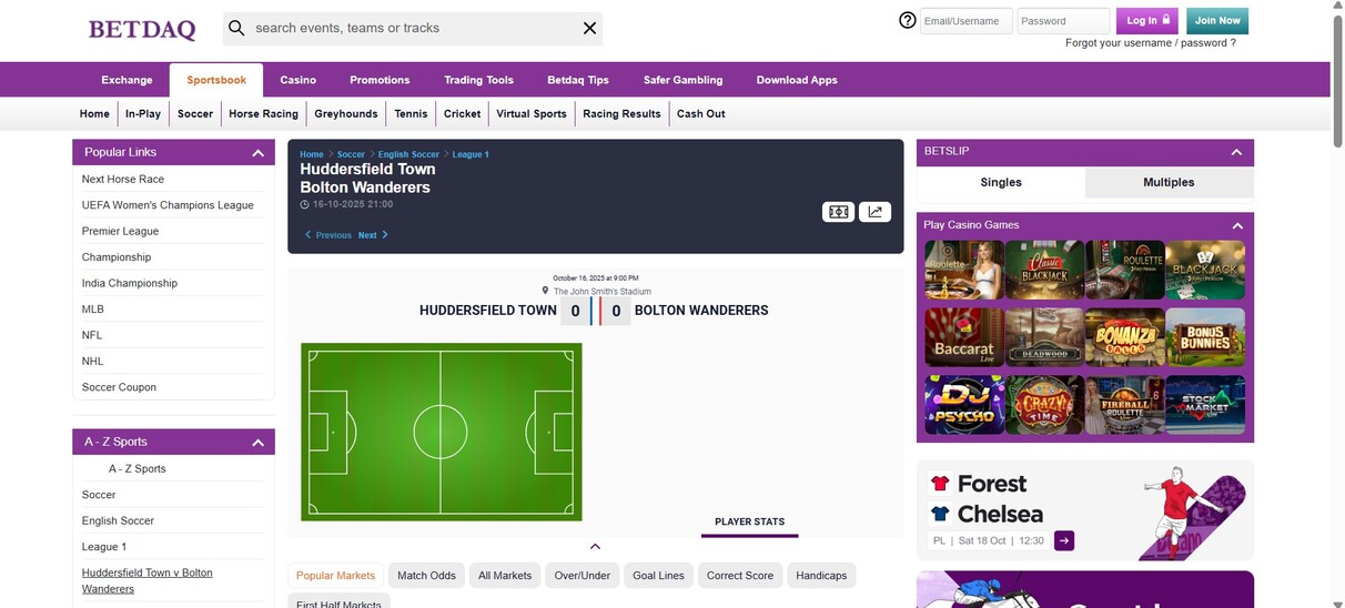 Live Betting Betdaq United Kingdom