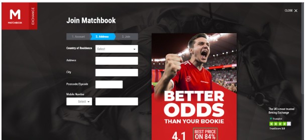 Step3 Registration Matchbook Uk