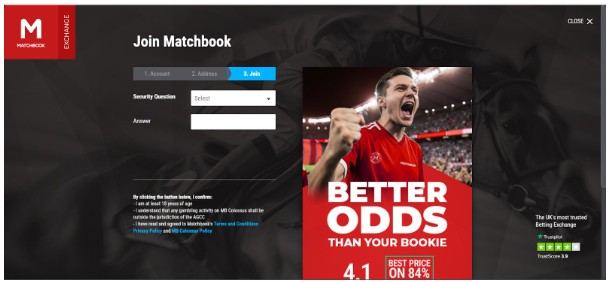 Step4 Registration Matchbook UK pc