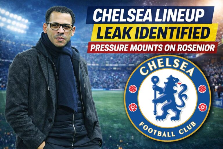 Chelsea lineup leak identified as pressure mounts on Liam Rosenior