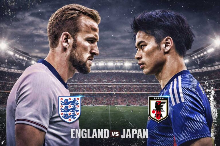 England vs Japan preview showing Harry Kane and Kaoru Mitoma ahead of Wembley clash