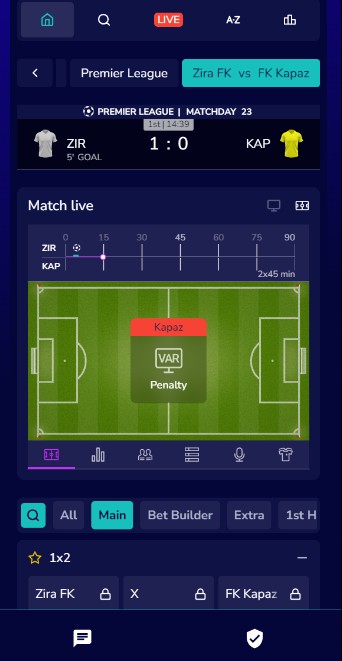 Karamba Sports UK Live betting