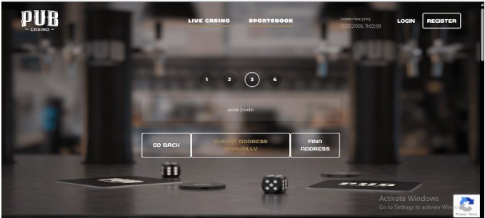 Pub Casino Registration Sportsbook Step4