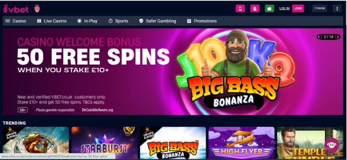 Vbet Uk Registration Step1