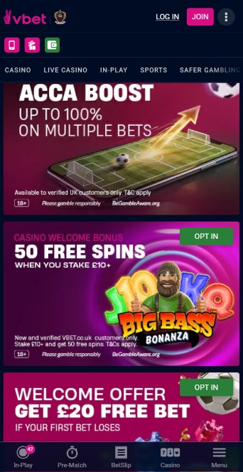 Vbet UK Sports Promotions