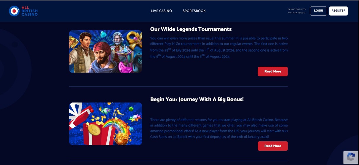 Allbritish Casino Promotions UK pc