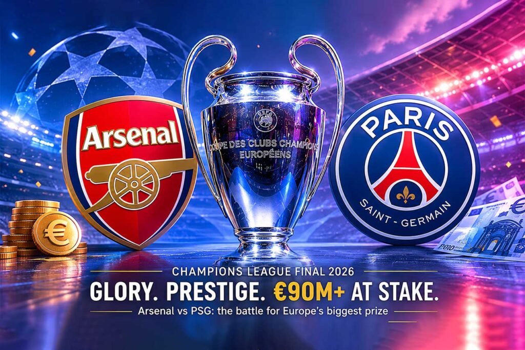 Champions League final 2026 trophy and prize money