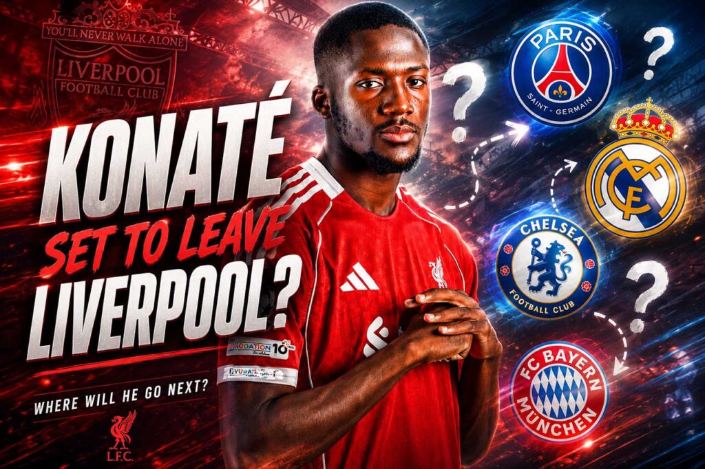 Ibrahima Konaté set to depart Liverpool transfer speculation