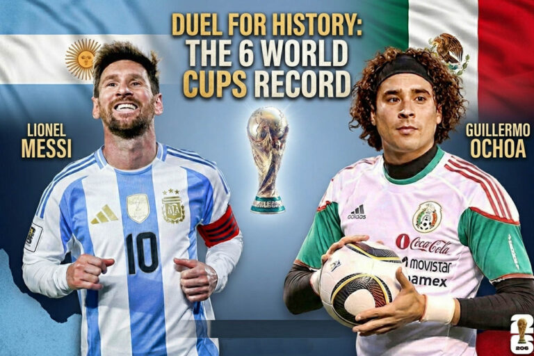 Guillermo Ochoa and Lionel Messi in race for World Cup record