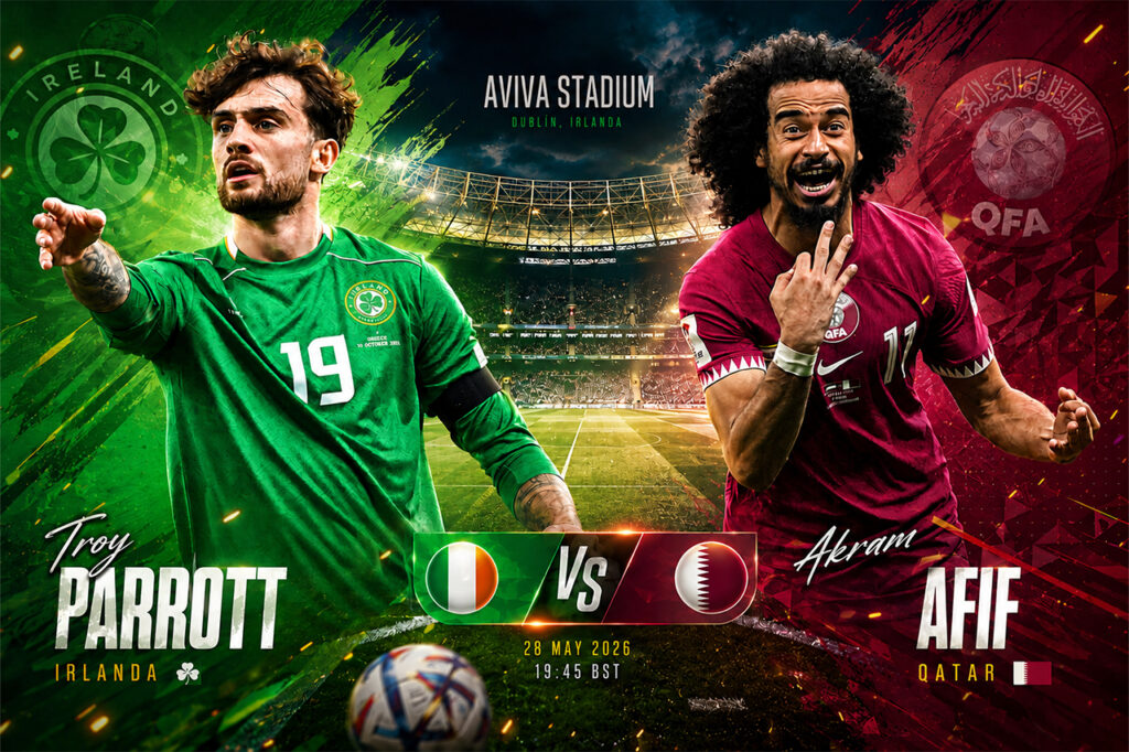 Preview for the international friendly between Republic of Ireland and Qatar on 28 May 2026.