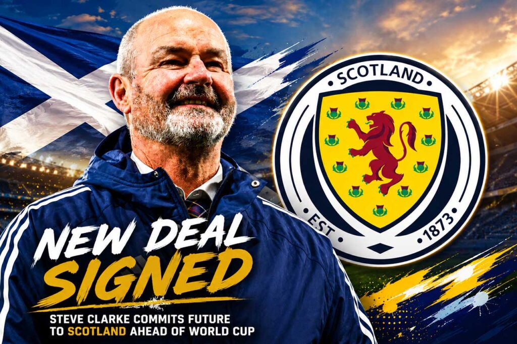 Steve Clarke signs new Scotland contract ahead of World Cup