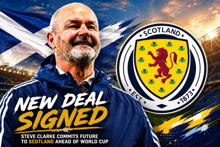 Steve Clarke signs new Scotland contract ahead of World Cup