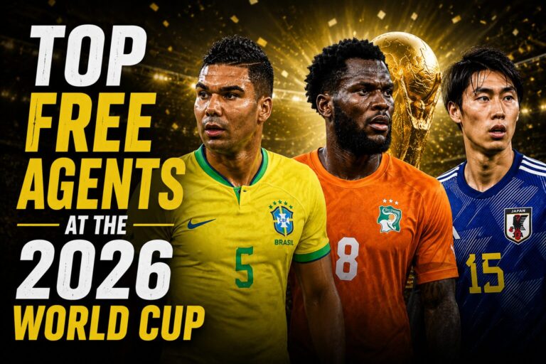 The top free agents playing at the 2026 World Cup