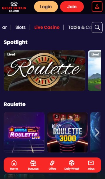 Great Britain Casino UK Live Casino