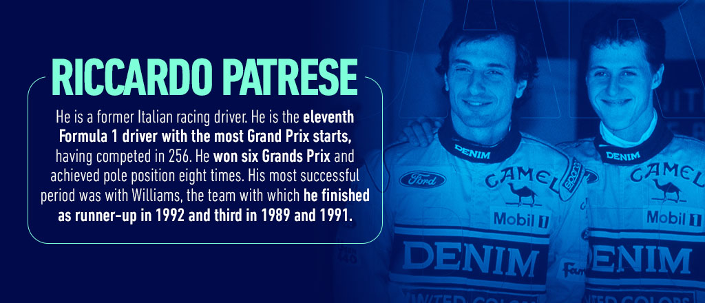 History Riccardo Patrese F1