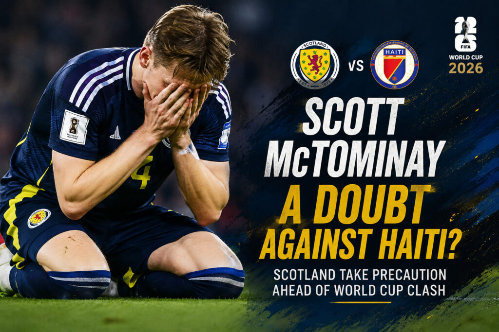 Scott McTominay is a doubt for Scotland against Haiti