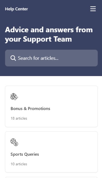 Monster Casino UK Support Casino mobile version