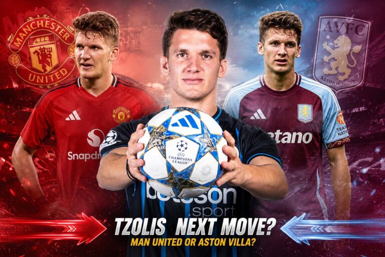 Christos Tzolis linked with Manchester United and Aston Villa