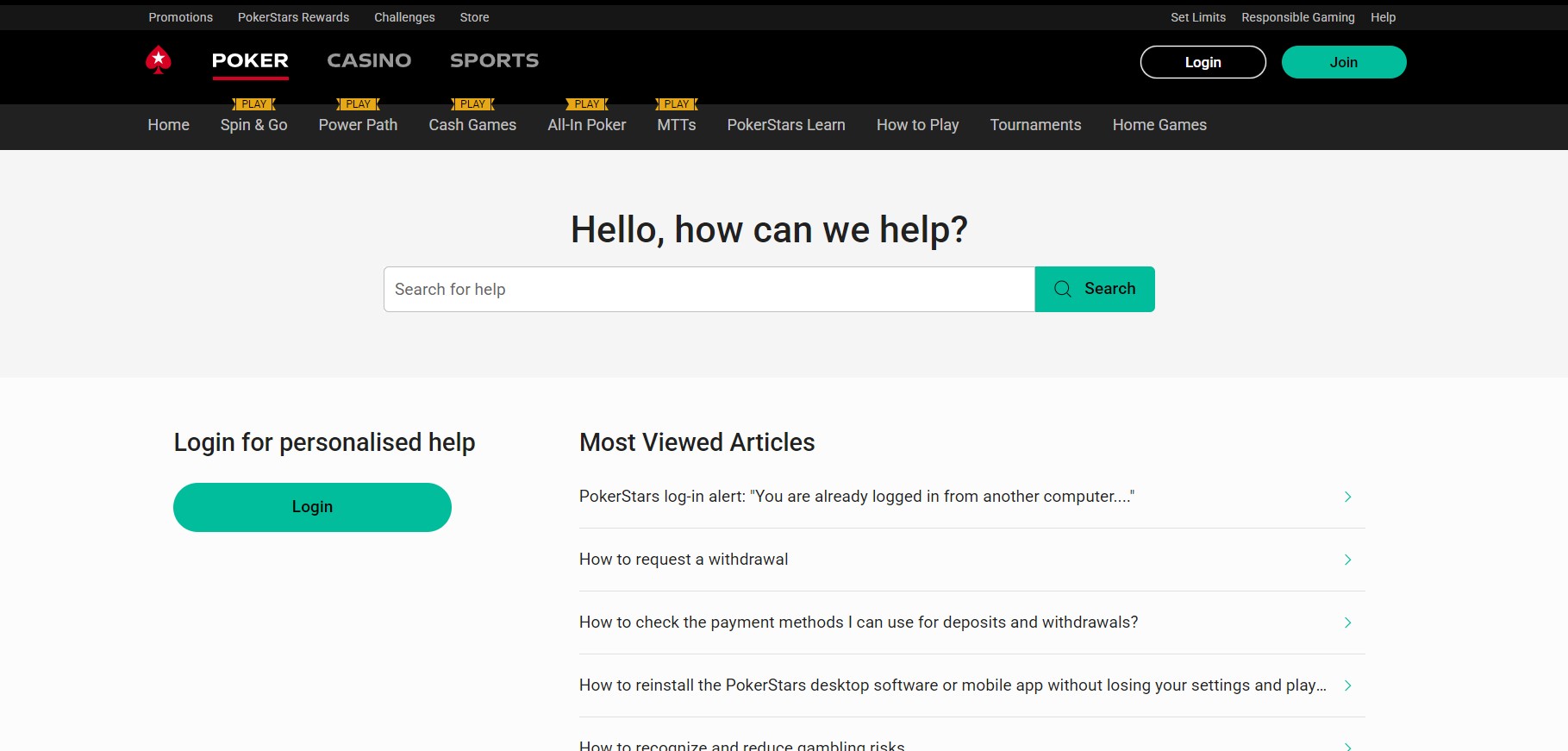 Pokerstars Sports Customer Support UK