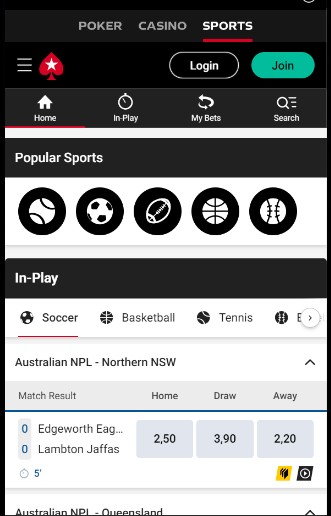 Pokerstars Sports Homepage UK