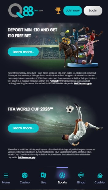 q88bets Sportsbook Promotions