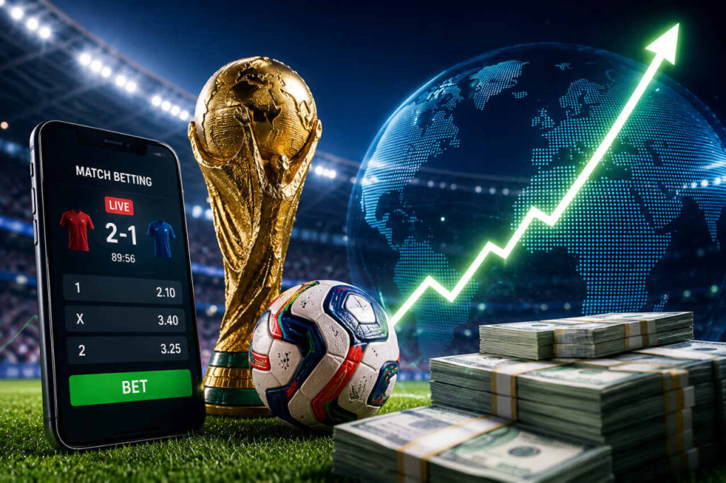 The 2026 World Cup is set to generate a staggering amount in betting revenue in the UK