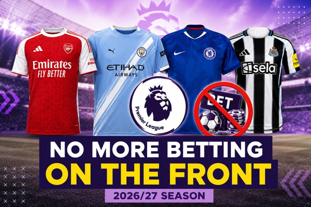 Premier League shirt sponsor gambling ban