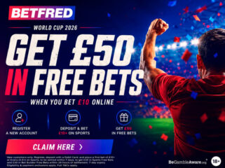 WC bonus welcome offer Betfred