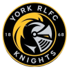 York RLFC knights logo Rugby team